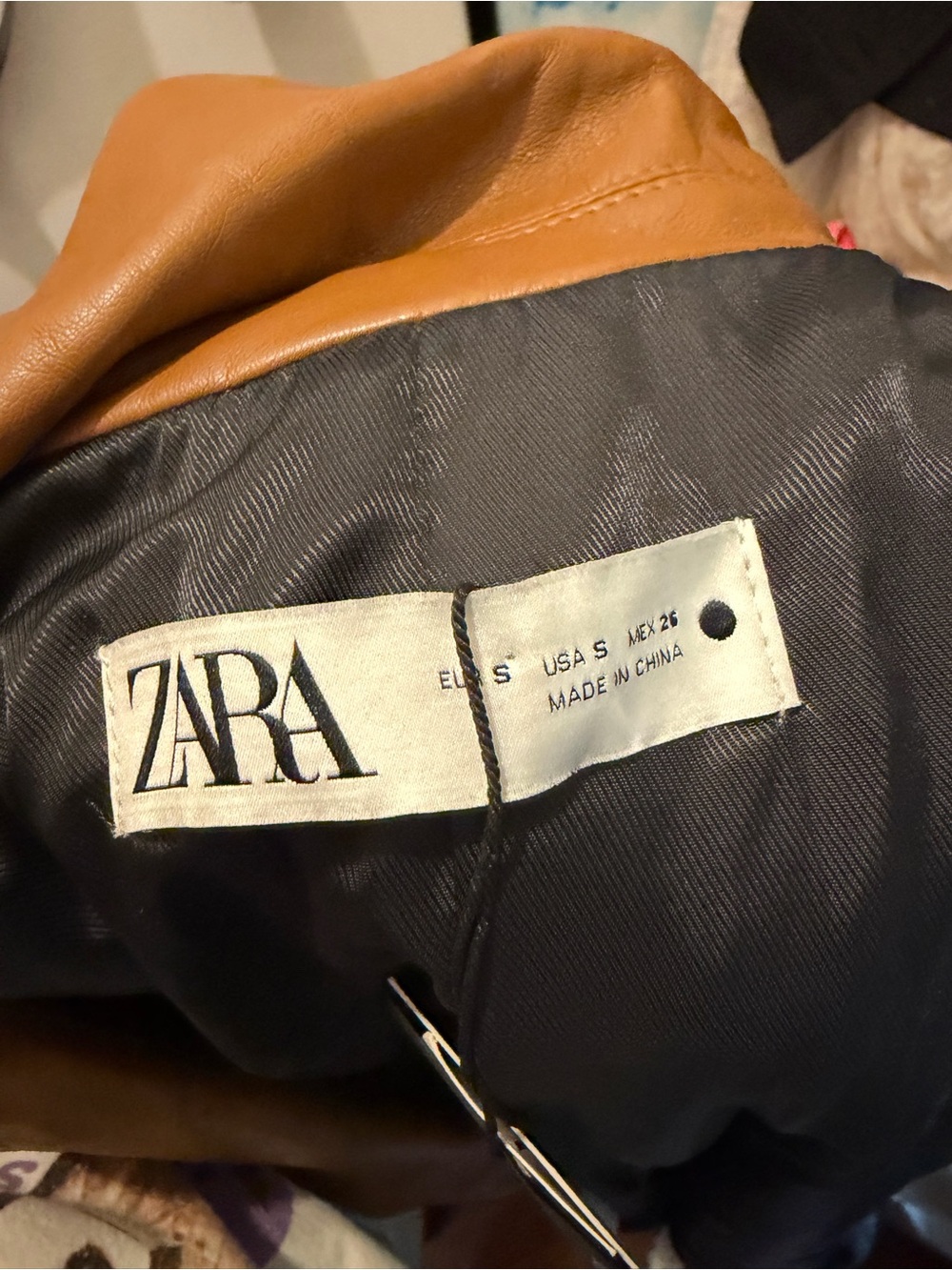 ZARA Leather Jacket - Picture 4 of 4